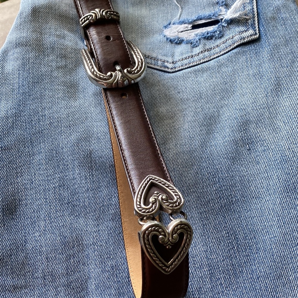 Brighton USA Large Brown Leather Belt - Picture 12 of 14